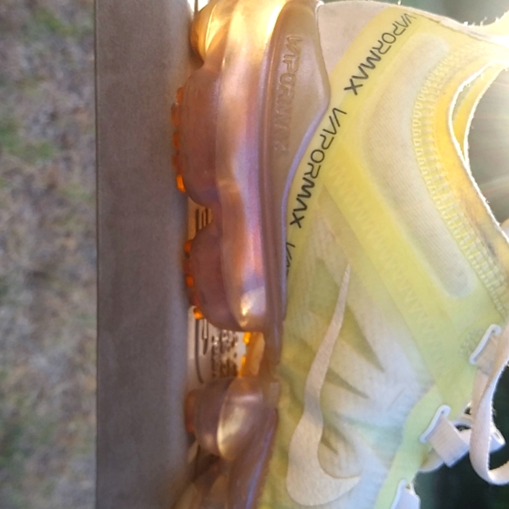 Nike Air Vapormax. Women size 6.  Thick sole.